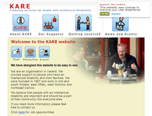 Tablet Screenshot of kare.ie